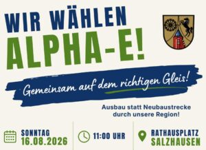 Aktionstag für Alpha-E